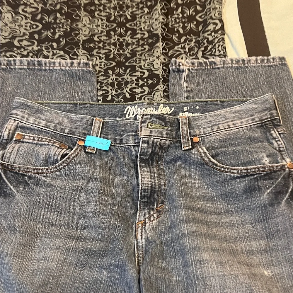 Wrangler Retro Men’s Straight Jeans - Light Blue Denim